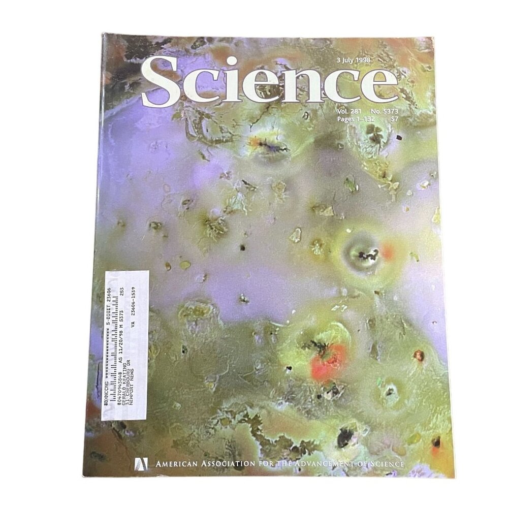 AAAS Science Magazine u Vol 281 No 5373 July 3 1998 Jupiters Moon